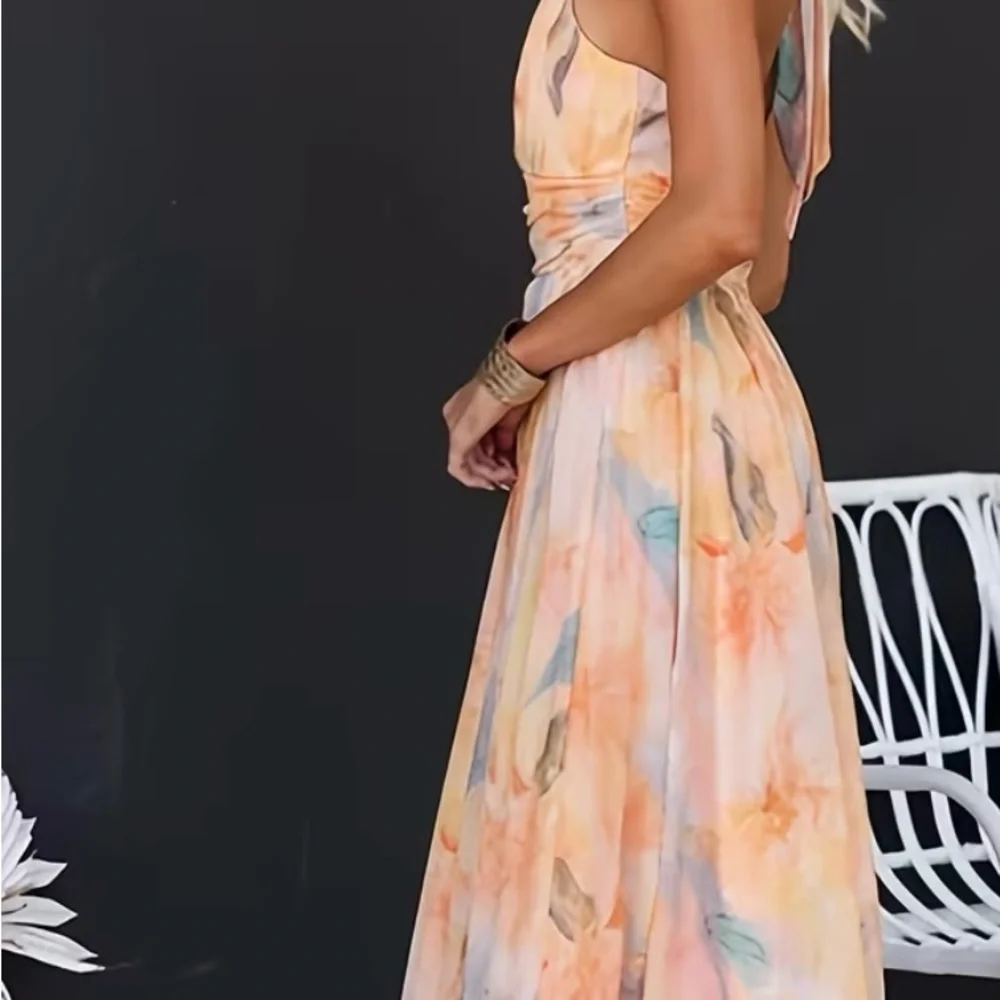 SHEIN Multicolor Backless Dress - Picture 3 of 5